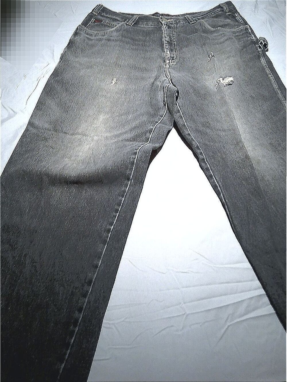 Vintage FUBU The Collection W40 L32 Distressed Y2K Jeans
